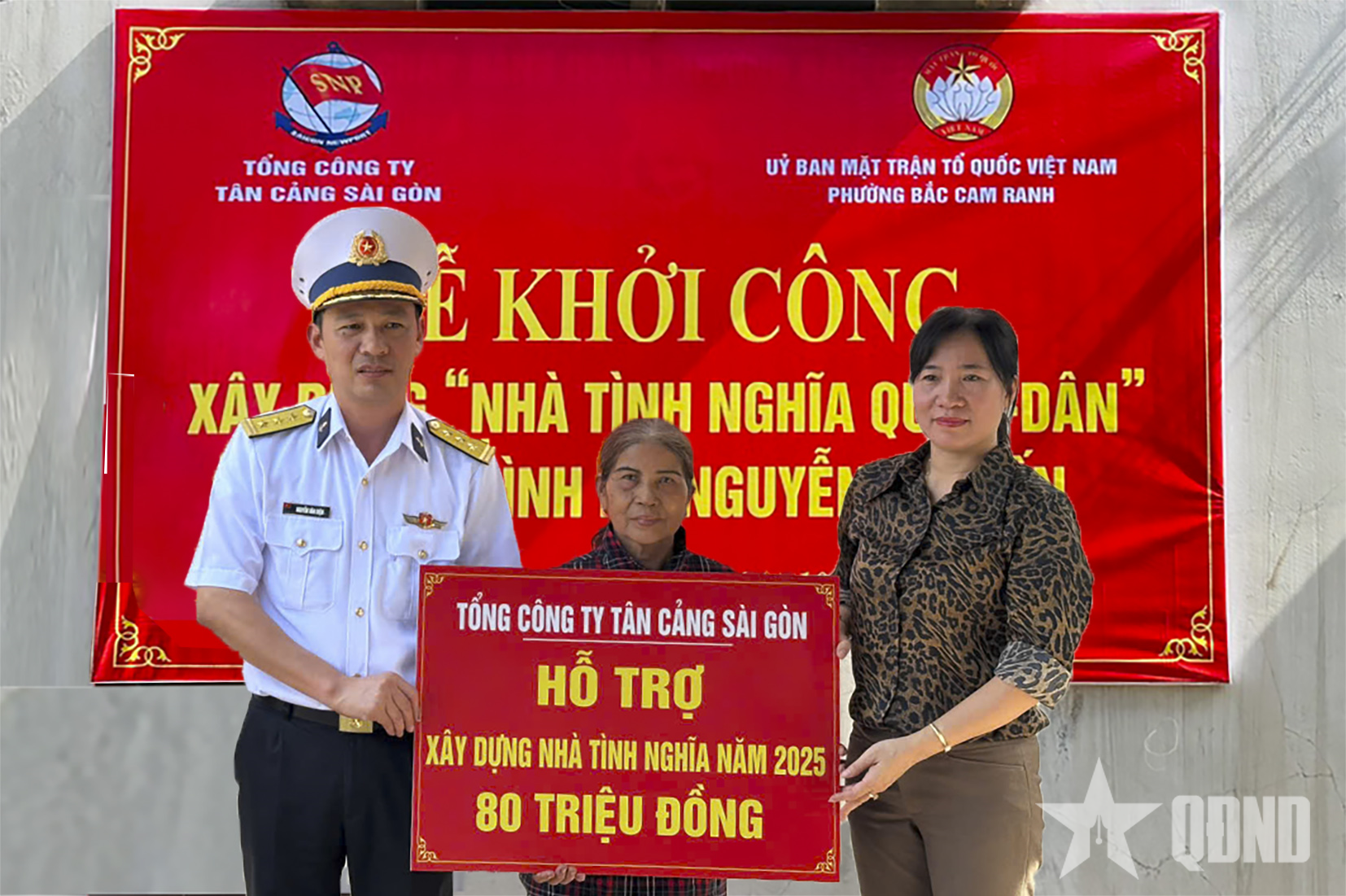 Binh đoàn 20 khởi công xây dựng nhà tình nghĩa quân dân tại tỉnh Khánh Hòa